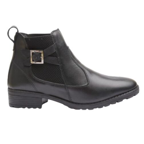 Bota cano baixo com fivela