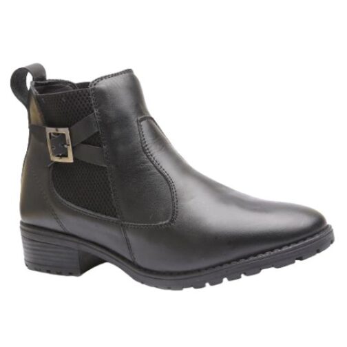 Bota cano baixo com fivela