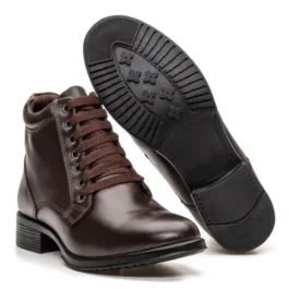 Bota Feminina em Couro
