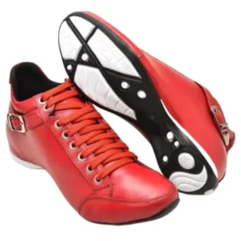 Tênis Feminino em Couro com Fivela