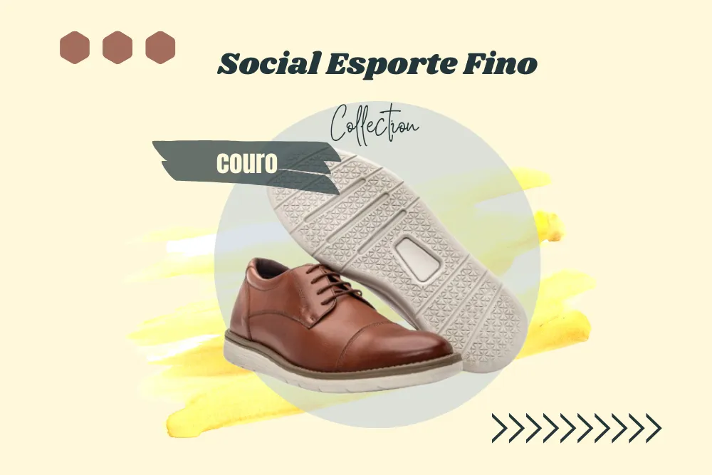 Banner Ilustrativo de Sapato Social Esporte Fino