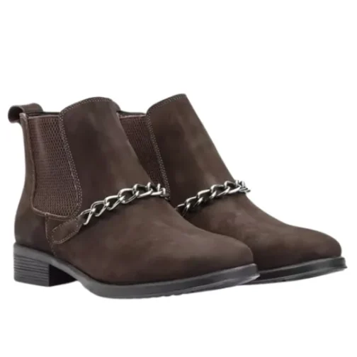 Bota feminina couro Nobuck ou couro Látego